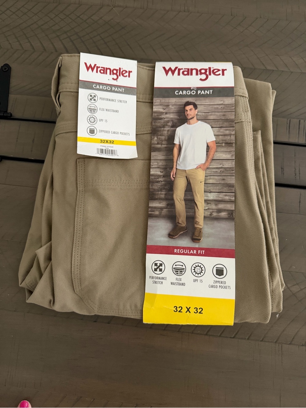 Wrangler Men’s Cargo Pants - Khaki